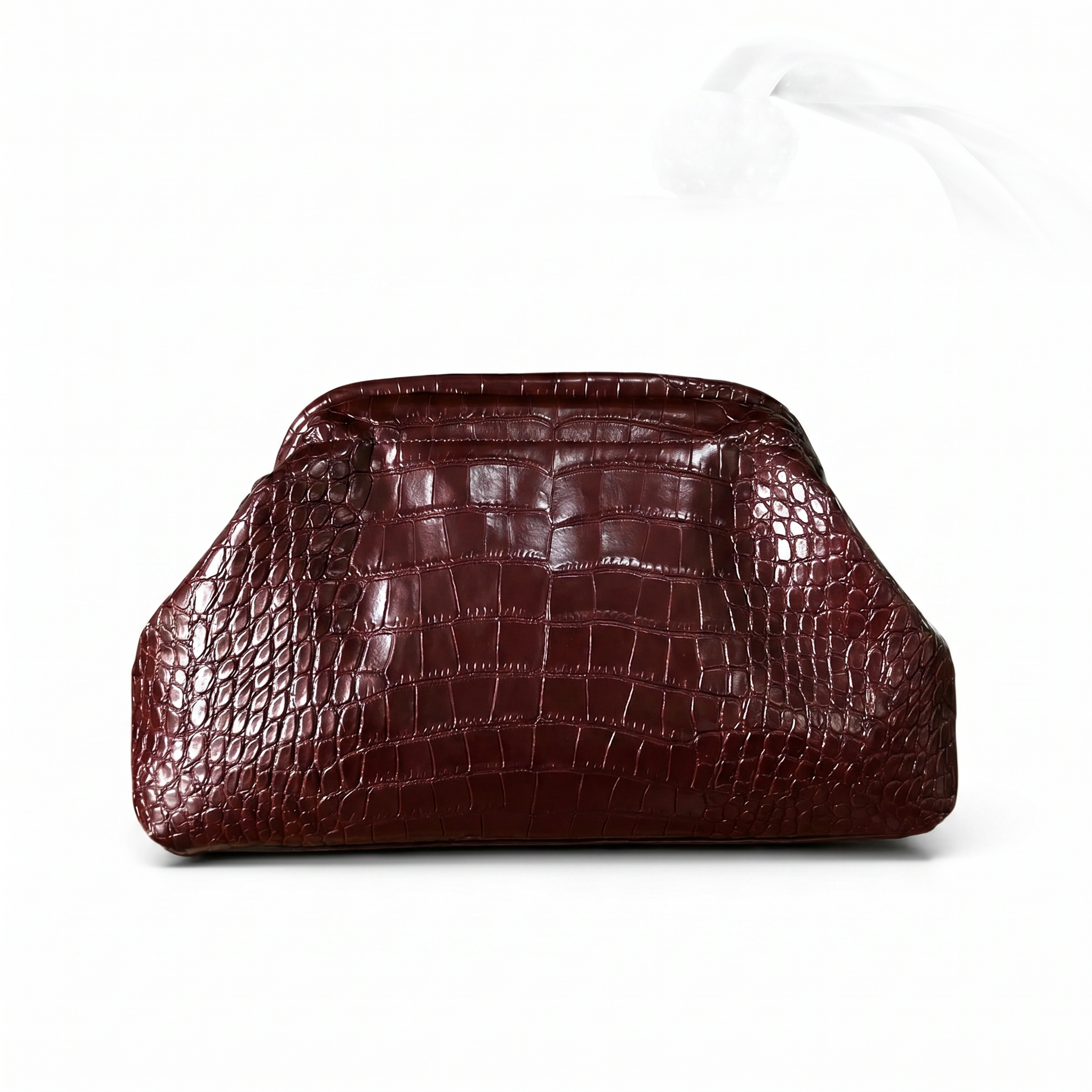 Serena Croc Clutch